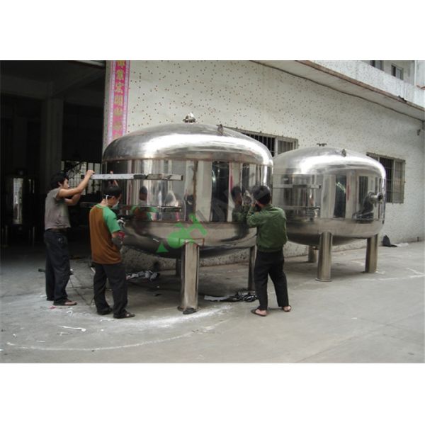 Stainless Steel Mechanical Filter For Water Treatment With Quartz Sand / Activated Sand Filter