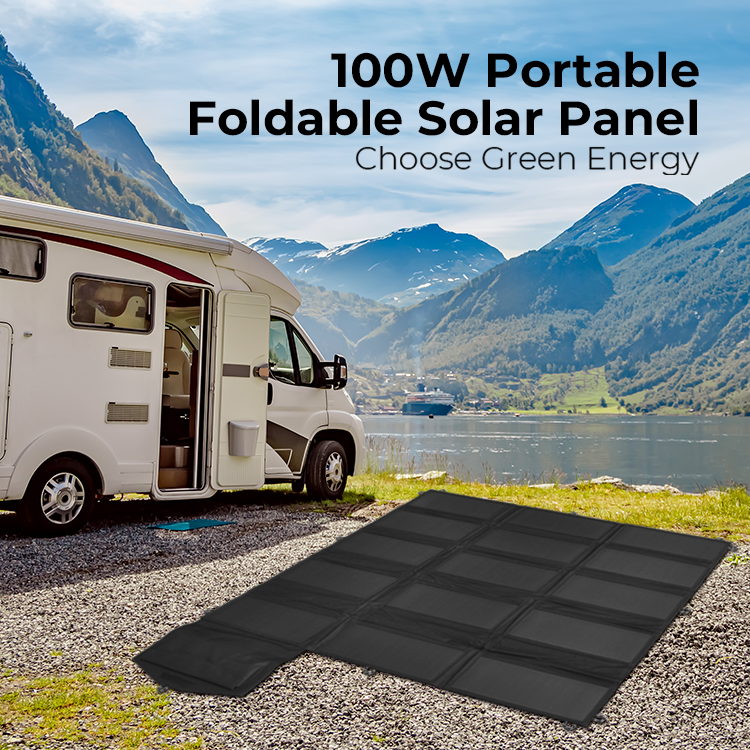 Flexible Sunpower 100w Portable Solar Panel Charger For RV Power Station MONO Cell