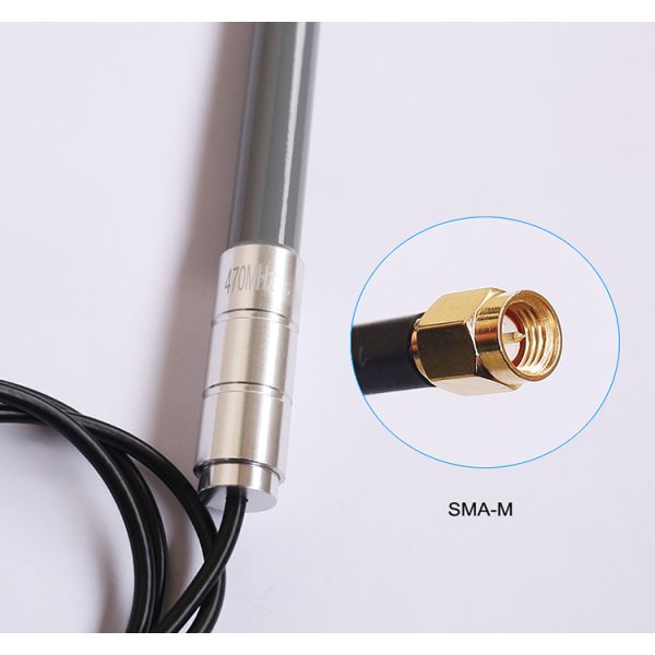 Omni Directional Ultra Low Frequency Antenna Fiberglass With Pigtail SMA Connector