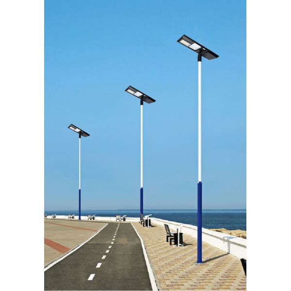 100w 120w 150w Aluminumall In One Led Solar Street Light Self Cleaning