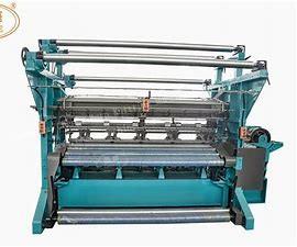 China 480rpm Single Latch  Needle Bar Warp Mesh Weaving Knitted Fabric Machine on sale