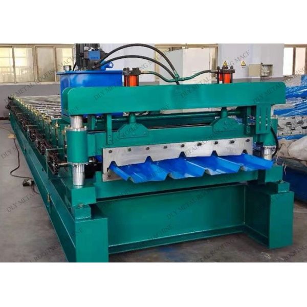 1250mm Ppgi Sheet Metal Roll Forming Machine With Hydraulic Cutting