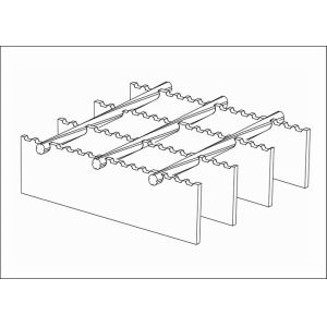 Buy cheap Zinc Coating Welding Serrated Steel Grating For Outdoor Stair Tread from wholesalers