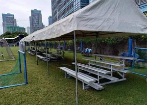 China School Portable Aluminum Benches , Aluminum Sports Bleachers For Football Court on sale