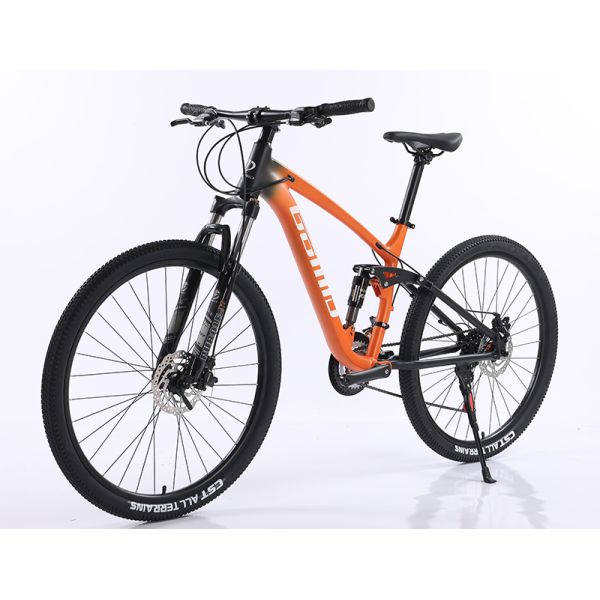 Custom OEM Bicicletas Alloy Soft Tail Bicycle GOMID Full Suspension Mountain Bike Bisiklet 4 Link SHIMANO Gear Cycle