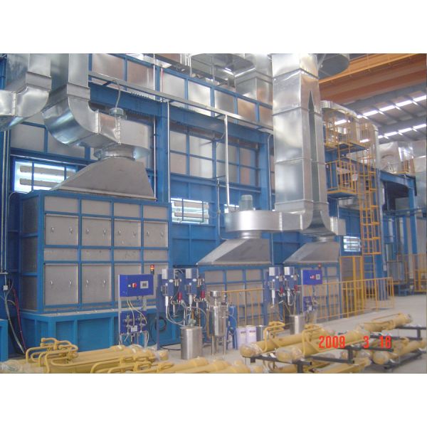 Large Paint Booth With Lifting Working Platform Customied Heavy Machinery Paint Booth