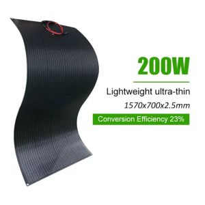 Durable 200W Flexible Solar Panel for Off-Grid Living