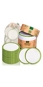 organic cotton pads