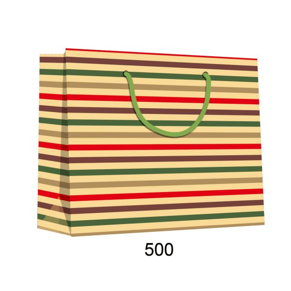 2016 High Quality Recyclable Custom Printed Kraft Paper Bag