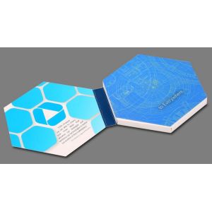 China Advertising Promotional Video Postcard Unique Idea Engrave Laser Printed wholesale