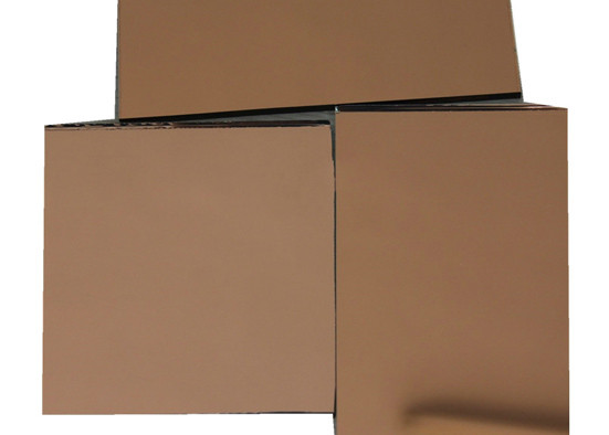 Popular Decorative Brown Tinted Mirror , Various Sizes Tinted Tempered Glass