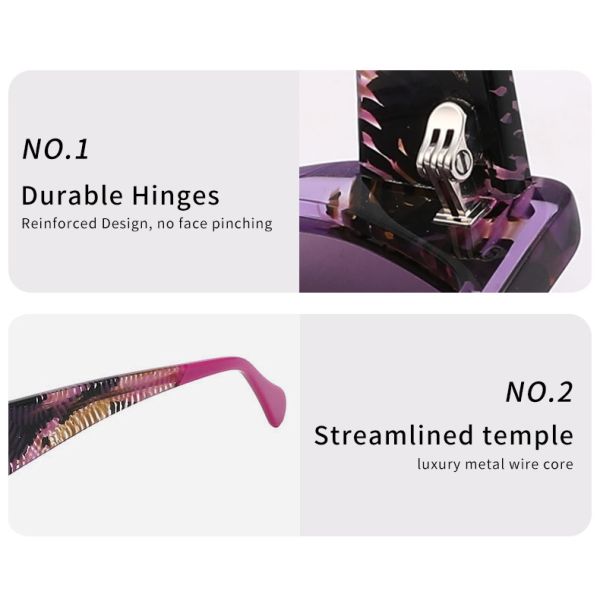 Eco Friendly Polarized Acetate Frame Sunglasses For Women UVA/UVB Blocking