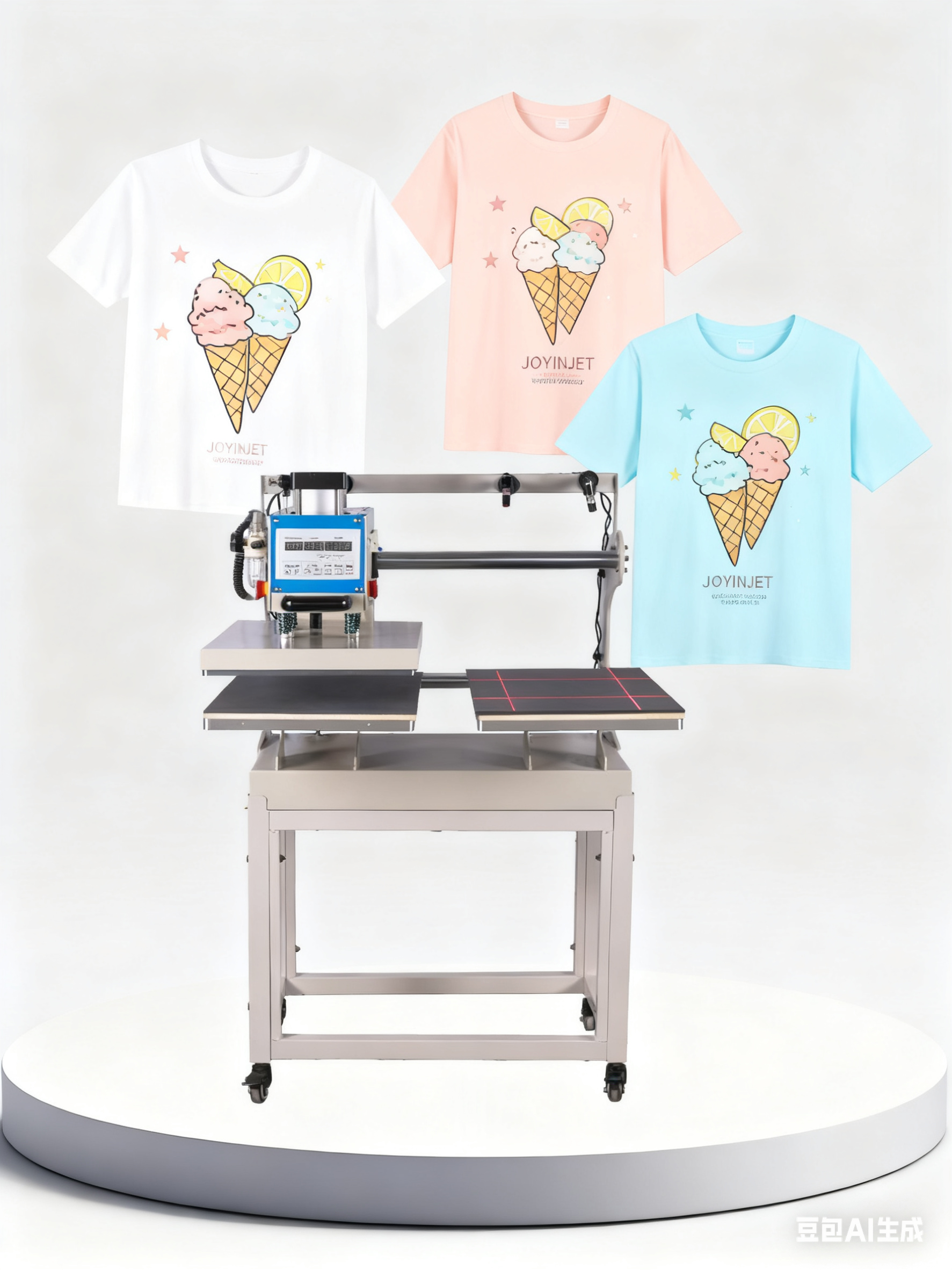 Buy cheap Up Sliding Pneumatic T Shirt Heat Press Machine 60*40cm With Infrared Positionin from wholesalers