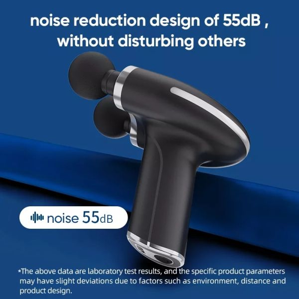 Massage Gun Deep Tissue,Unique double massage head design,Muscle Percussion Black Massager Guns