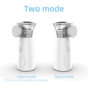 High Efficiency Handheld Portable Nebulizer White Portable Rechargeable