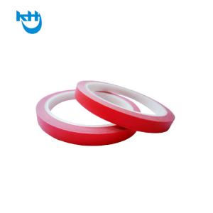 China Pet Red Crepe Paper Tape High Temperature Thermal Spray Masking Tape wholesale