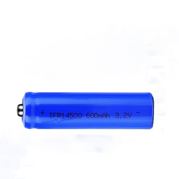 Rechargeable 600mAh 3.2v 14500 Lifepo4 With Lithium Ion Battery