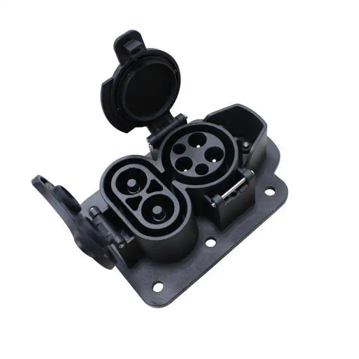 DC Fast Electric Vehicle EV Charging Station CCS2 CCS1 Combo1 Combo2 Inlet Socket EV Connector CCS2 EV Charging Socket