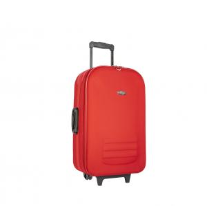 China Universal Wheels Red 600D EVA Trolley Luggage wholesale