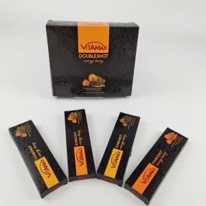 China Wholesale Custom Black Color Packaging 22g Sachet Weight Sweet Honey Box For Vitamax Energy Honey wholesale
