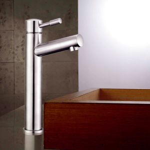 China Lead Free 304 Stainless Steel Bathroom Lavatory Faucet wholesale