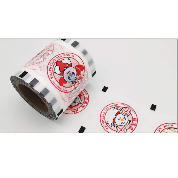 Clear PP PS PET PE Laminated Film Roll Plastic Cup Sealing Roll Film