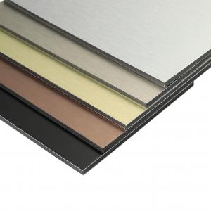 China acp alucobond cladding dibond 3mm 4mm pvdf 4x8 ACP panels aluminum composite panel for wall cladding on sale