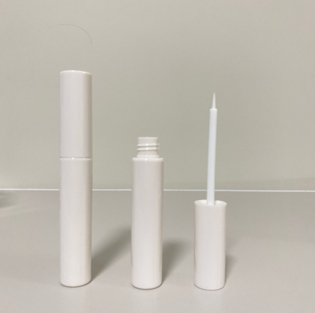 10ML Matte White Eyelash Glue Eyelash Serum Tubes UV Printing