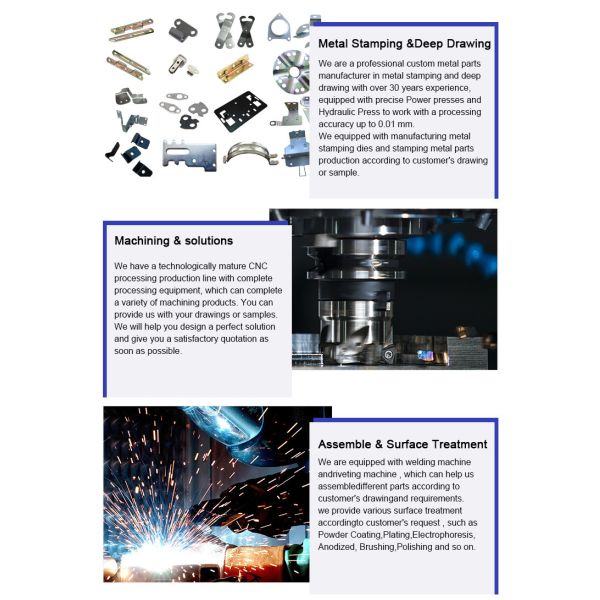 Brushed Stainless Steel Plate Fabrication 0.01mm Metal Stamping Parts