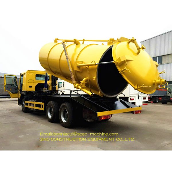 18000L Special Purpose Truck Vacuum Sewage Suction Truck With Italy Moro Pump