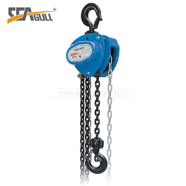 Big Capacity Manual Chain Block , Ball Bearing Chain Hand Lifting Equipment