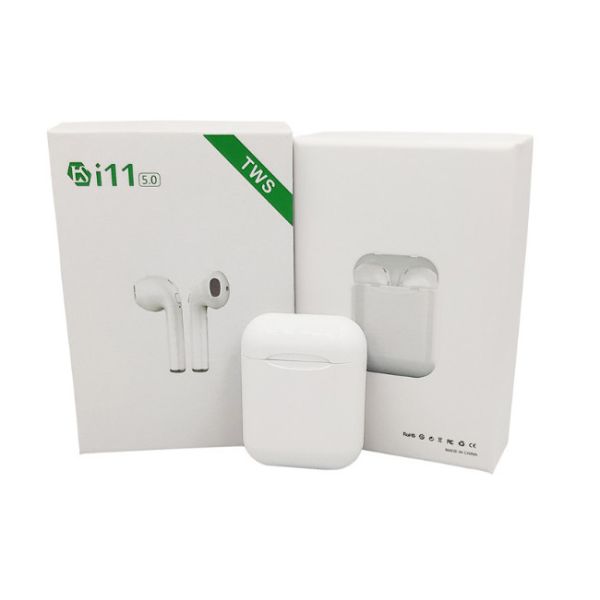 ABS Material TWS Bluetooth Earphone I11 Headset Automatic Charging In - Ear Style