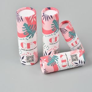 China Plasticfree Biodegradable Cardboard Tubes , 21mm Cardboard Tube Gift Box on sale