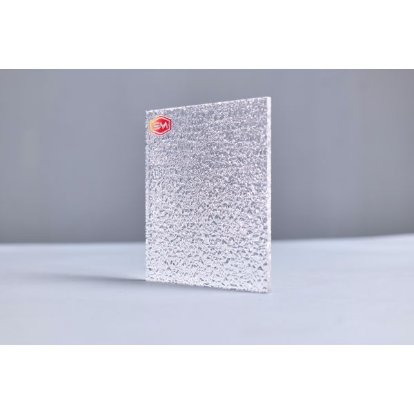 Frosted Acrylic Sheet with Water Wave Pattern Plexiglass for Bathroom Decoration