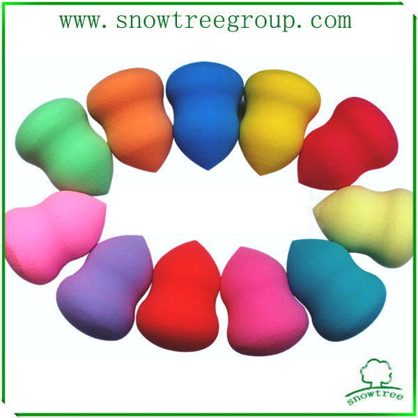 Colorful cosmetic non latex makeup power puff