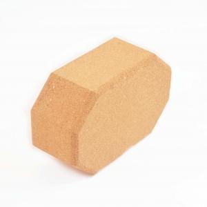 China High Density Yoga Cork Bricks Non Slip Surface Yoga Accessories Octagonal Blocks on sale