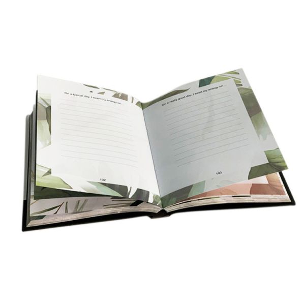 2.5MM Chipboard Journal Book Printing 220 Pages Interior Logo Foiled Finishing