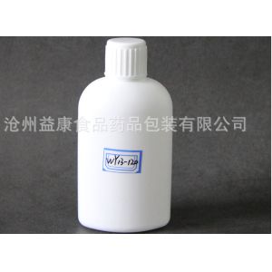 China Gynecological Plastic Lotion Bottle Flat External Use 120ml Capacity on sale