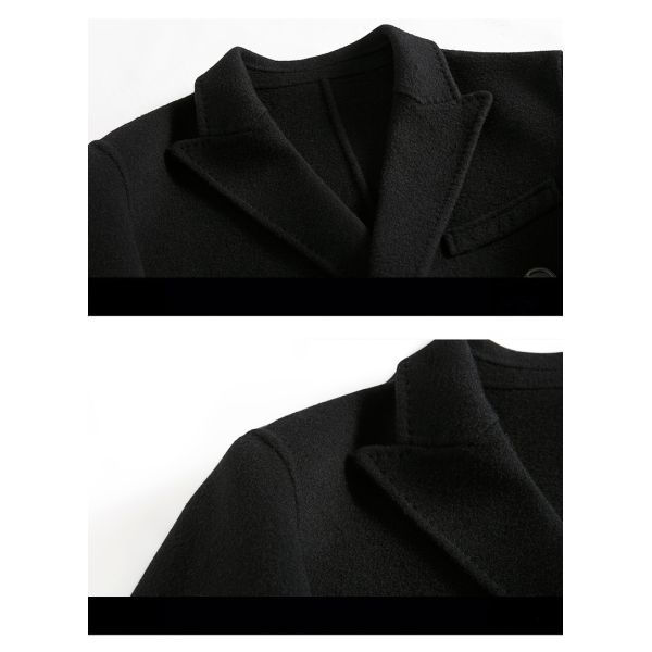 LCBZ Custom Winter Over Jacket Men's Plus Size Parkas and Long Coats for Cold Weather