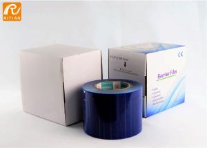 China Medical Disposable Dental Adhesive Barrier Films PE Material 4''X6''X1200 Sheets on sale
