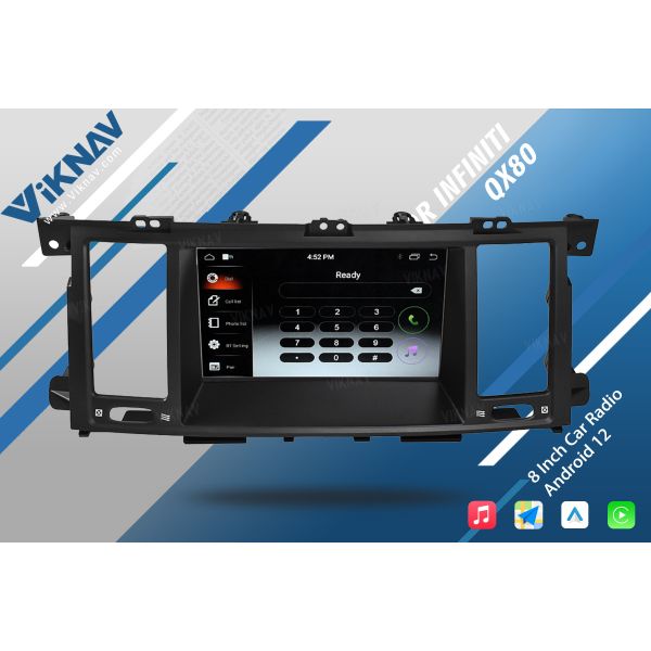 8 Inch Android Infiniti Head Unit Car Stereo Radio QX80 2013-2020 DVD Multimedia Player