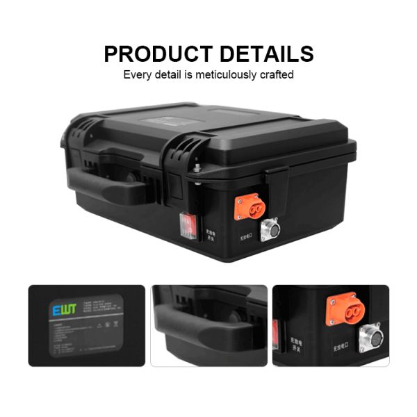 18650 Portable Li Ion Battery Pack 51.2V 40Ah Ternary Lithium Ion Battery