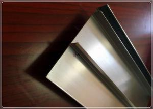 Fumach Silver Industrial Aluminum Profile , Al Extrusion Profile Powder Spray Coated