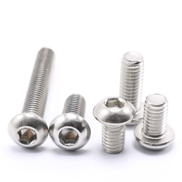 ISO 7380 A2 70 Stainless Steel Allen Bolt M6 M8 M10 Sus304 Bolt Button Head Hex Socket