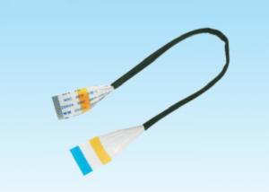 China 10 Pin 160mm Flat Flex Ribbon Cable 0.5mm 1.0mm Normal Pitch With Black Acetic Acid Cloth on sale