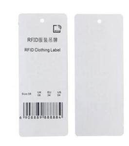 China 105*35mm Clothing Passive RFID Hang Tag For Clothing Store Managem wholesale