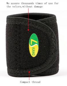China neoprene laminated with OK terry fabric High Breathable,Sweat-absorbent Wrist Band support wholesale