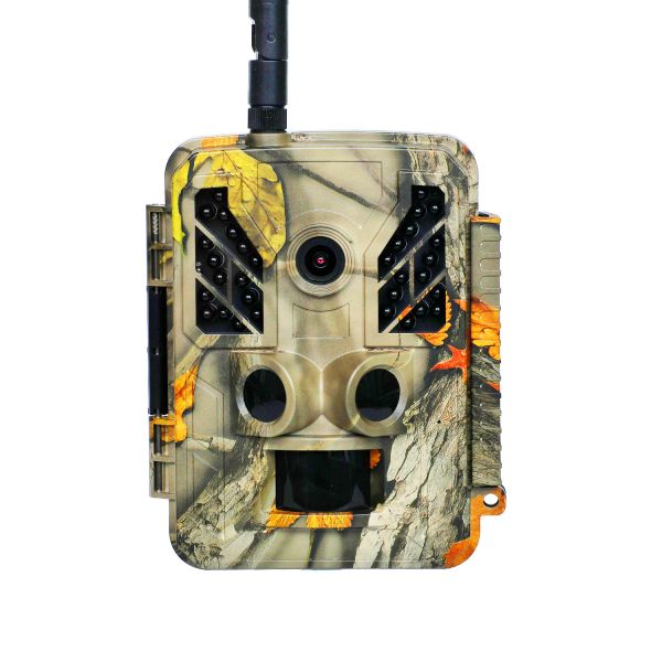 36MP 4G Cellular Wild Game Trail Camera Traps With No Glow Wide Angel Lens For Hunting
