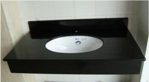 China Pure black bathroom vanity, single sink vanity, cheap bathroom vanity,vanity units wholesale