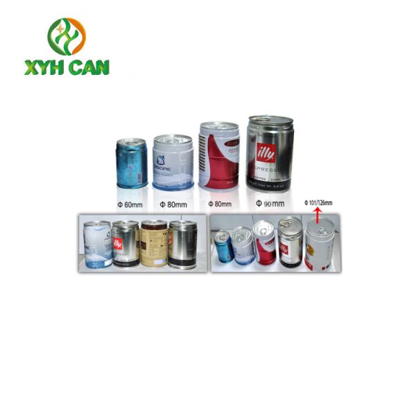 Coffee Tin Can Frosted Iron Color Mini Dimension Metal Airproof Lids for Coffee Powder